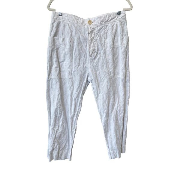 Standard James Perse Pants Size 28 Crop Relaxed Fit Lightweight Casual Utility - Picture 1 of 6